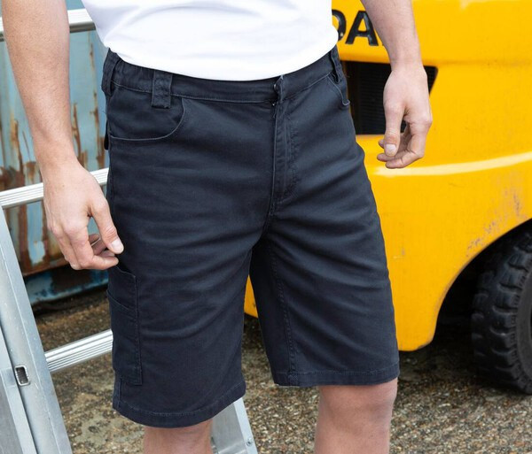 RESULT RS471 - Versatile Stretch Chino Shorts with Cargo Pockets