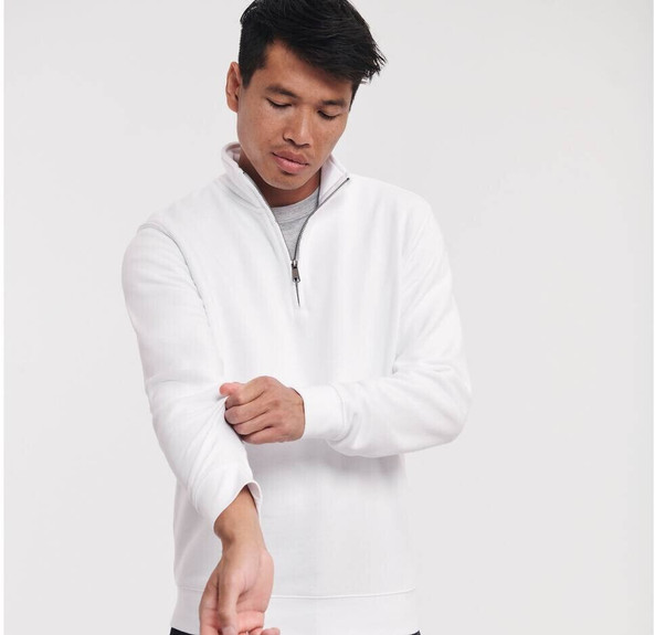 RUSSELL RU270M - Sweat col zippé Authentic