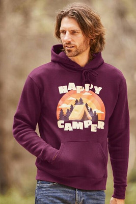 Fruit of the Loom SC2152 - Men's Lightweight Hooded Sweatshirt with Kangaroo Pocket