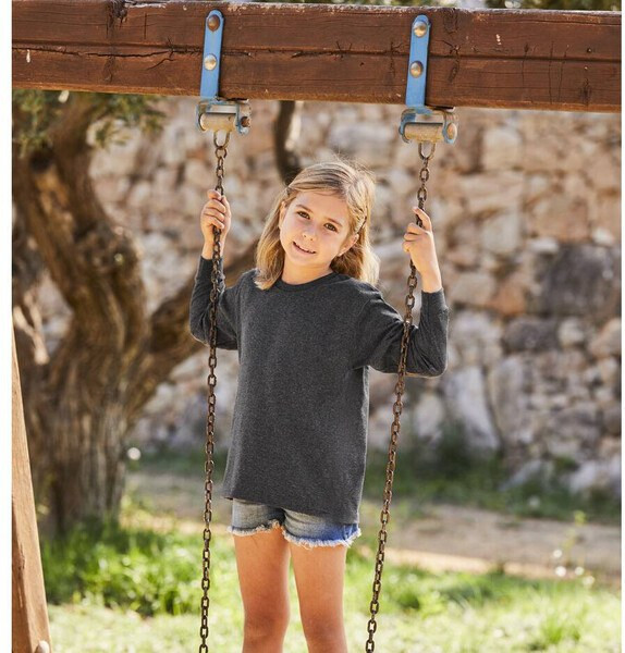 Fruit of the Loom SC6107 - Lasten pitkähihainen t-paita