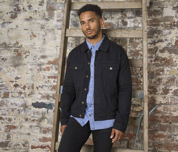 AWDIS SO DENIM SD060 - Moderni Mukavuus Denim-Takki Noah