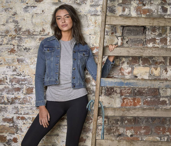 AWDIS SO DENIM SD065 - Olivia Contemporary Stretch Denim Jacket