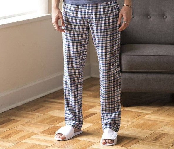 SF Men SF083 - Komfortable Herren Schlafanzughose aus Flanell