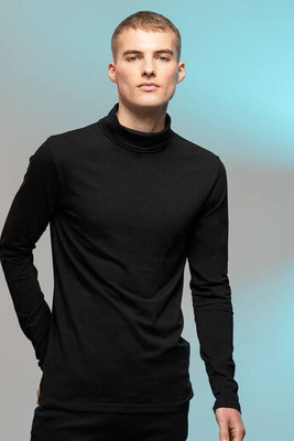 SF Men SF125 - SF Men's Premium Slim Fit Turtleneck Tee