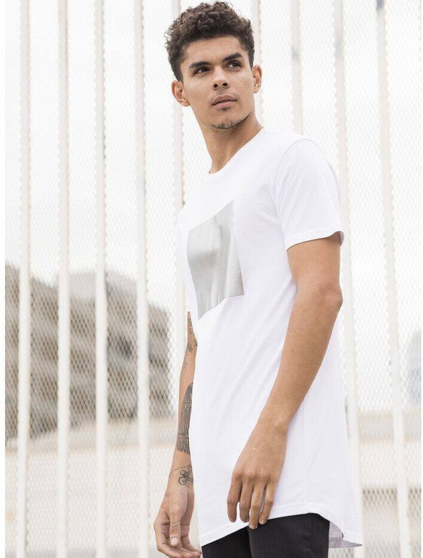 SF Men SF258 - Trendy Men's Extended Length Cotton Tee