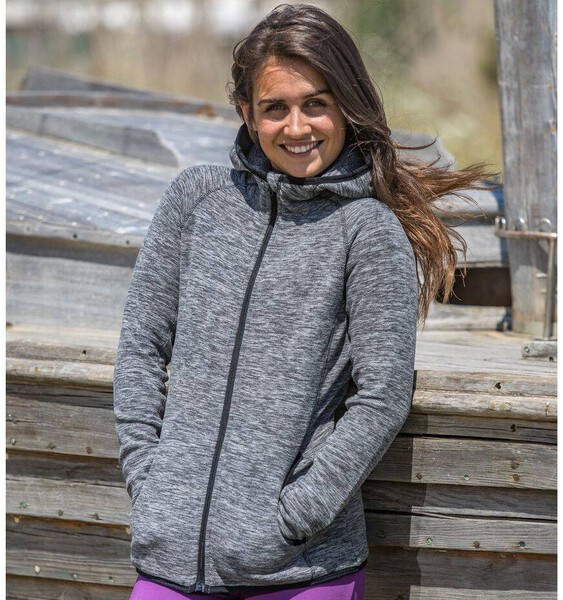 Spiro SP245F - Dames Fleece Binnenkant Sweatshirt met Rits