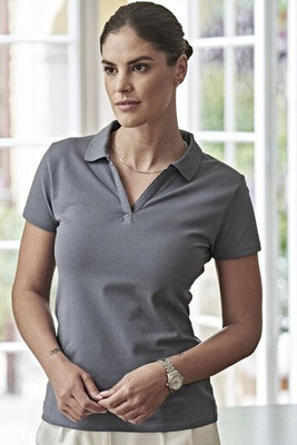 Tee Jays TJ1409 - Dames luxe V-hals stretch polo