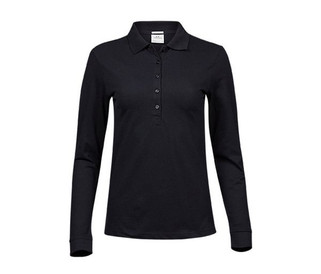 Tee Jays TJ146 - Damska Luksusowa Polo z Długim Rękawem