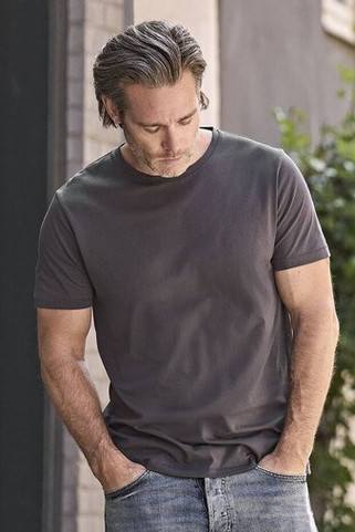 Tee Jays TJ5000 - Luxusní Pánské Tričko z Dlouhých Vláken