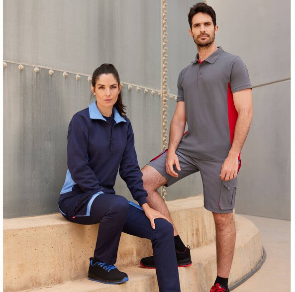 VELILLA V3007 - BERMUDAS MULTIPOCHES BICOLORE