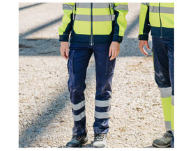 VELILLA V3014S - PANTALONI ELASTICIZZATI MULTIT-ASCHE CON BANDA RIFLETTENTE