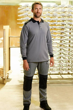 VELILLA V3020B - PANTALON MULTIPOCHES BICOLORE