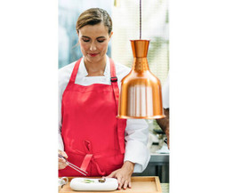 VELILLA V4203 - Professional Hotel Service Apron with Front Pocket