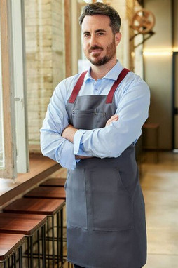 VELILLA V4211B - TABLIER À BAVETTE CANVAS