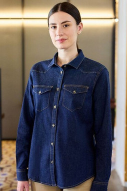 Velilla V5007S - CAMASĂ STRETCH EN DENIM FEMME