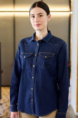 Velilla V5007S - CAMASĂ STRETCH EN DENIM FEMME