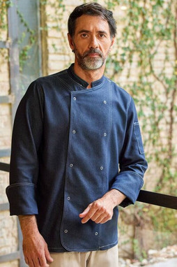 VELILLA V5207 - VESTE DE CUISINE EN DENIM