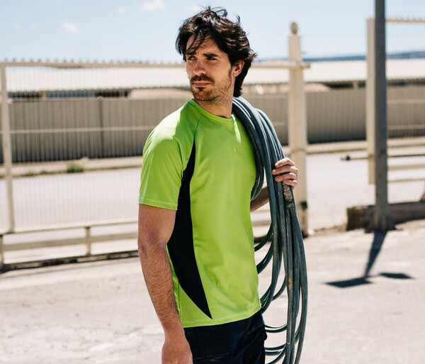 Velilla V5501 - Δίχρωμο τεχνικό T-shirt