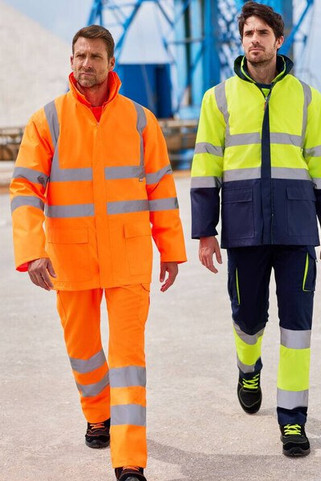 VELILLA V6003 - Parka 4 in 1 bicolor high visibility