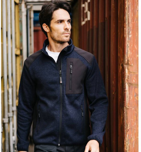 VELILLA V6008 - Komfortabel Fleecejakke med Softshell Detaljer