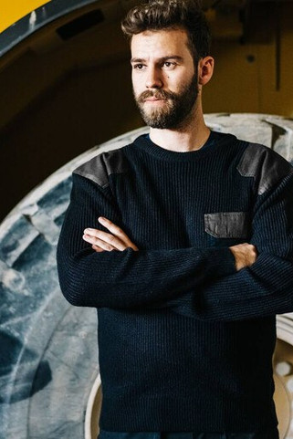 VELILLA VL100 - THICK ROUND NECK SWEATER