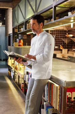 VELILLA VL434 - Long-sleeved chefs jacket
