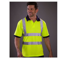 Yoko YK210 - High visibility short-sleeved polo shirt