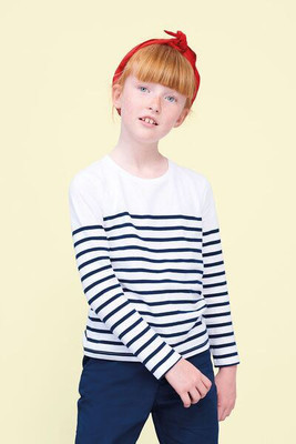 SOL'S 03101 - Matelot Lsl Kids Kids' Long Sleeve Striped T Shirt