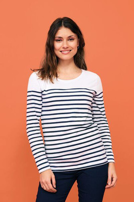 SOL'S 03100 - Matelot Lsl Women Long Sleeve Striped T Shirt