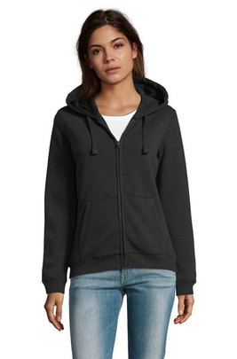 SOL'S 03106 - Komfortabel Kvinde Lynlås Hættetrøje med Kængurulommer