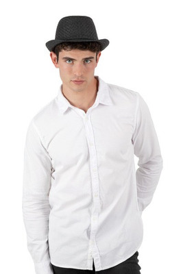 K-up KP612 - Chapeau de paille style Panama rétro