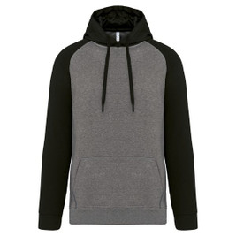 Proact PA369 - Zweifarbiges Kapuzensweatshirt für Erwachsene