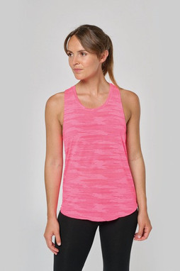 Proact PA4009 - Damen Sport Tanktop mit Racerback und Slub-Effekt