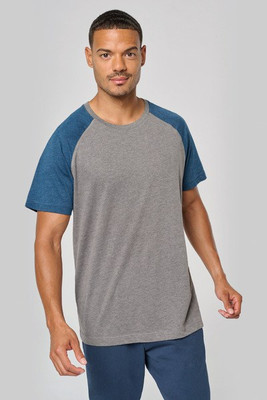 Proact PA4010 - Herren Triblend Zweifarbiges Sport T-Shirt Kurzarm