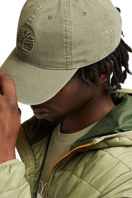 Timberland TBA1E9M - Casquette en Coton avec Logo 3D Timberland