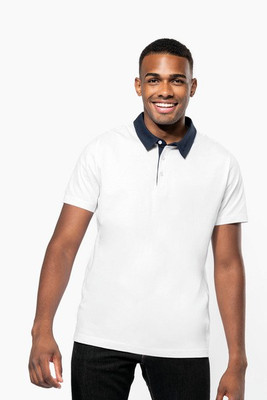 Kariban K260 - Zweifarbiges Jersey-Polohemd für Herren