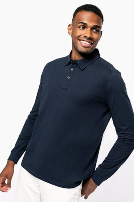 Kariban K264 - Men's long sleeved jersey polo shirt