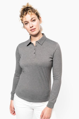 Kariban K265 - Langarm-Polohemd für Damen aus Jersey