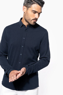Kariban K508 - Camisa em malha piqué de manga comprida