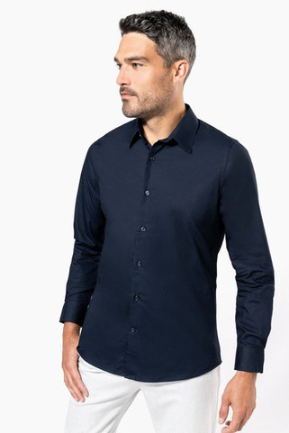 Kariban K513 - Men’s long-sleeved cotton poplin shirt