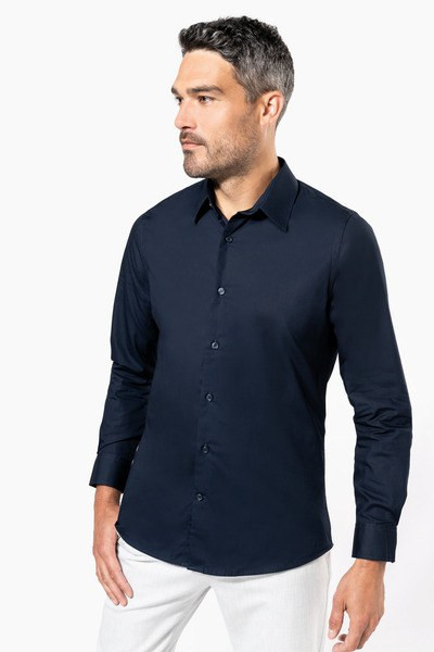 Kariban K513 - Camicia uomo popeline manica lunga