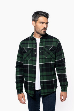 Kariban K579 - Surchemise à carreaux doublée sherpa