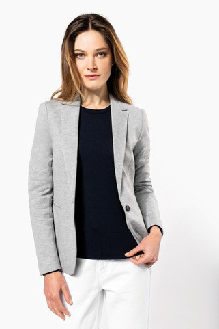 Kariban K6133 - Elegant Womens Knit Jacket with Contrasting Details
