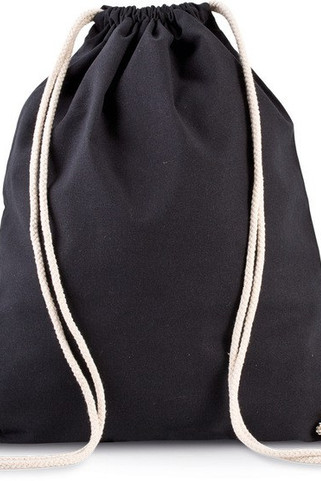 Kimood KI0139 - Sac à dos en coton bio avec cordelettes