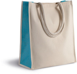 Kimood KI0253 - Cotton / jute tote bag - 23 L