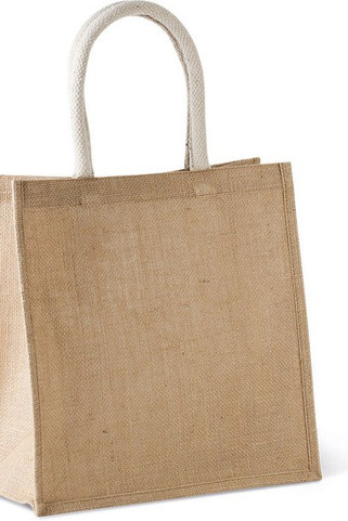 Kimood KI0274 - Sac style cabas en toile de jute - grand modèle
