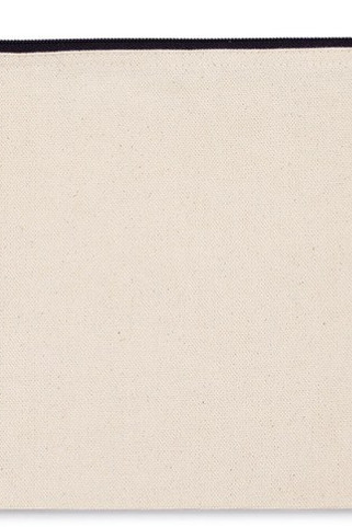 Kimood KI0722 - Pochette en coton canvas - grand modèle