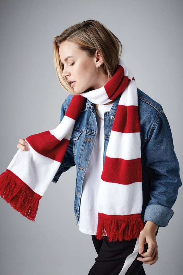 Beechfield B479 - Stadium striped men's scarf
