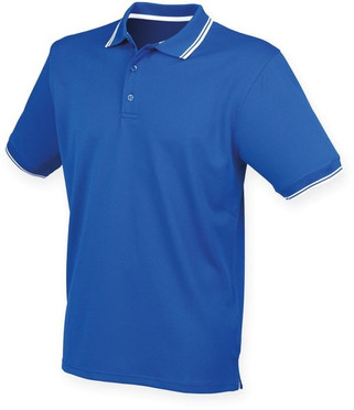 Henbury H482 - Polo Cool Plus avec liseré