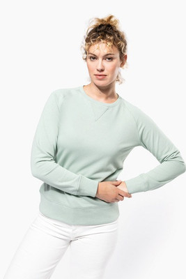 Kariban K481 - Damen Bio Rundhals Sweatshirt mit Raglanärmeln